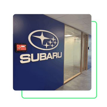 Room Booking Solution at Subaru Belux